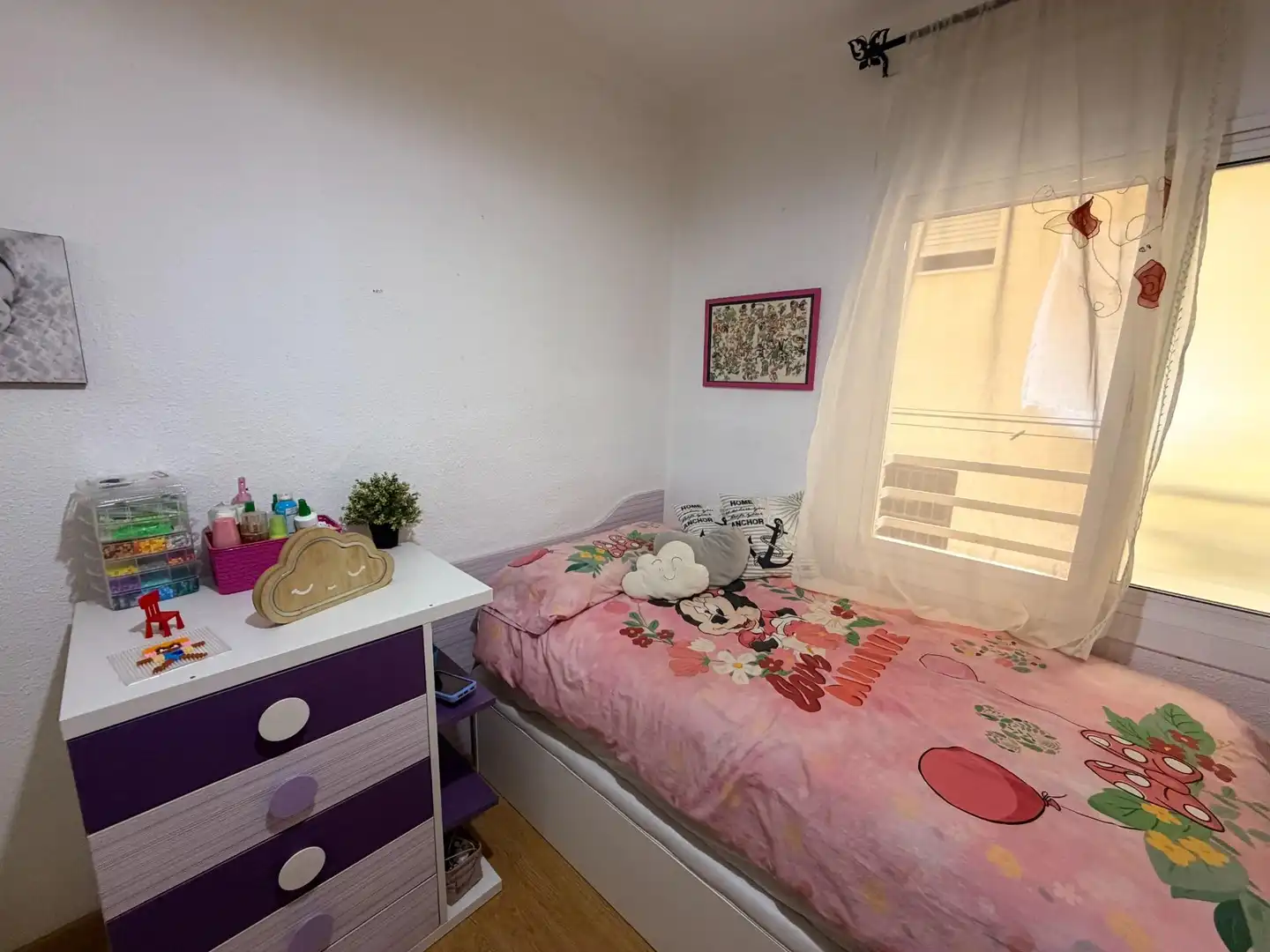 Bedroom of Flat for sale in Sabadell  with Air Conditioner and Parquet flooring