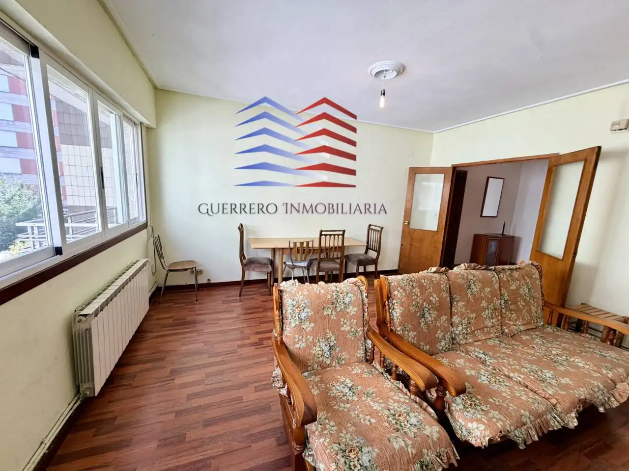Wohnzimmer von Wohnung zur Miete in Ourense Capital  mit Heizung, Möbliert und Balkon