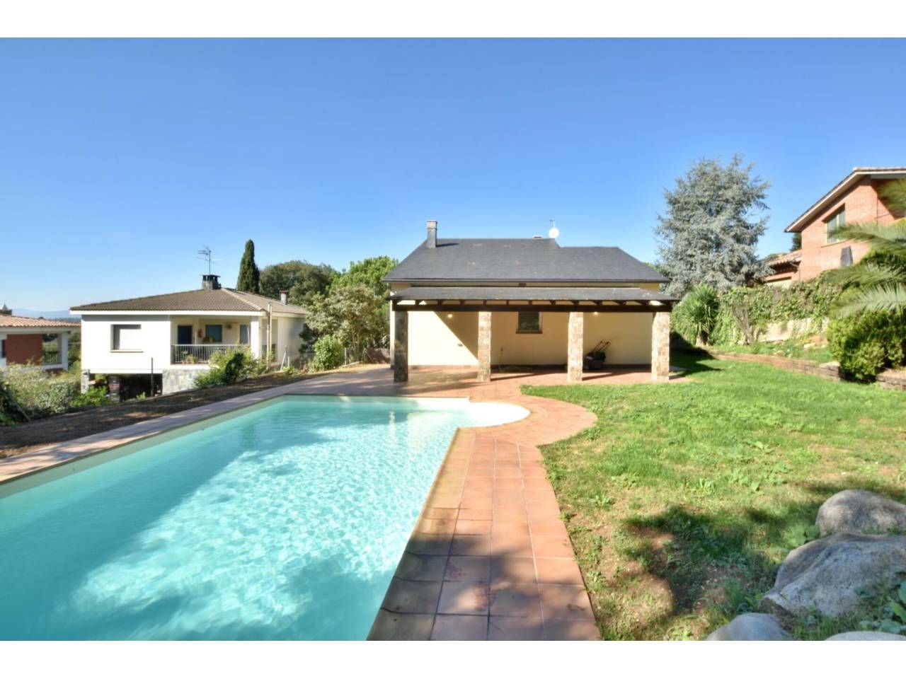 Swimming pool of House or chalet for sale in Sant Antoni de Vilamajor  with Heating, Private garden and Terrace