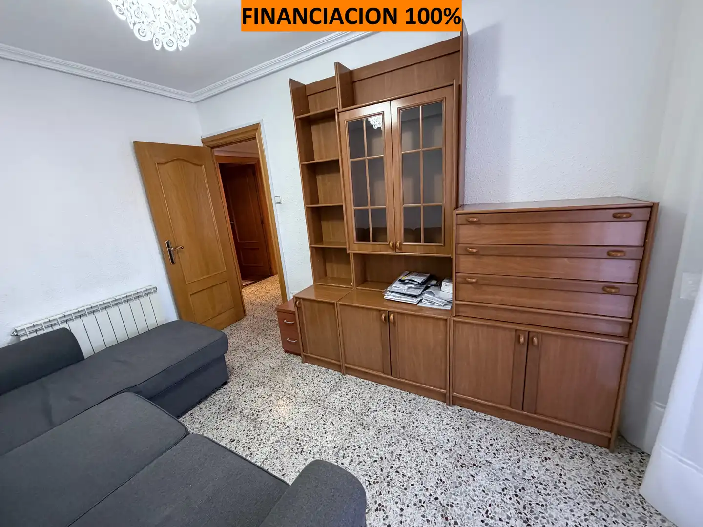 Sala d'estar de Pis en venda en  Zaragoza Capital amb Aire condicionat, Calefacció i Terrassa