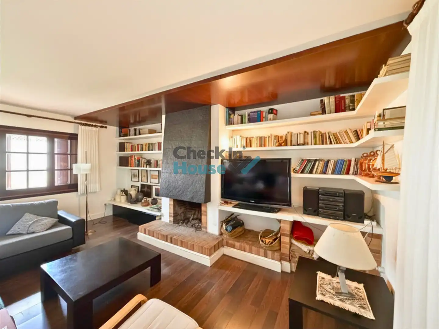 Living room of Houses for sale in Santa Cristina d'Aro  with Heating, Private garden and Terrace