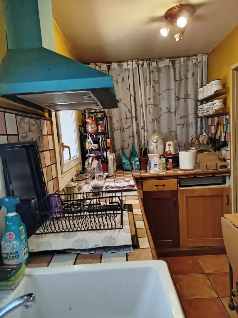 Cuina de Casa o xalet en venda en Fuentidueña de Tajo amb Aire condicionat, Calefacció i Jardí privat