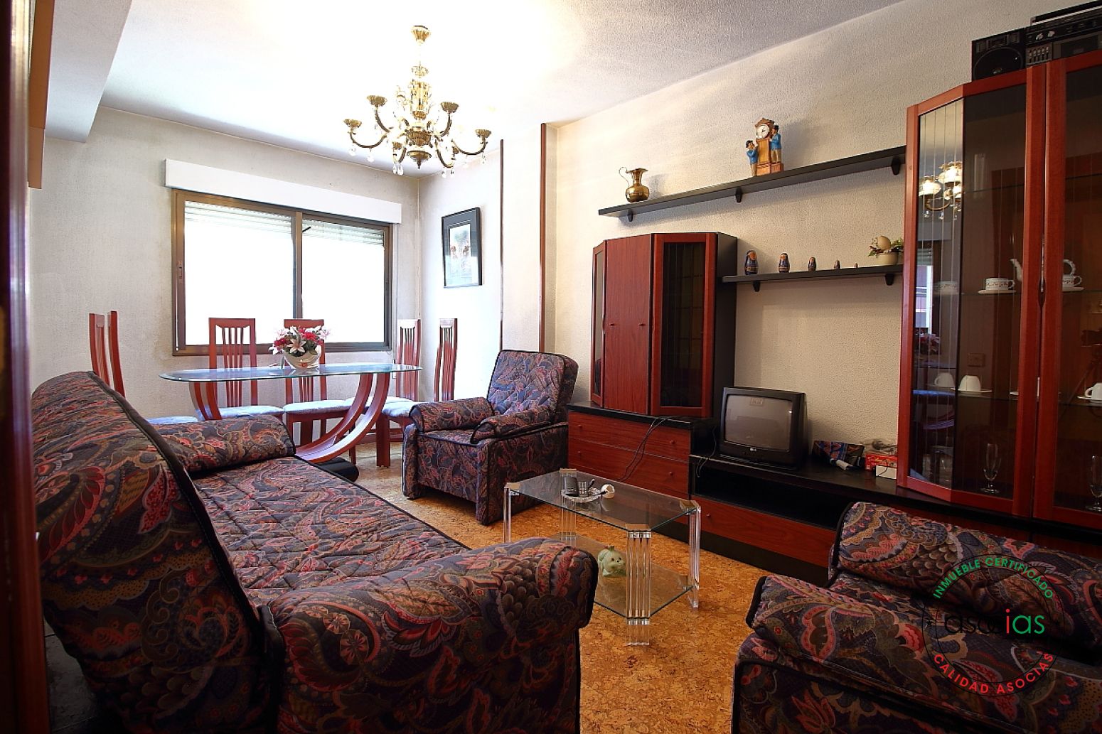 Sala d'estar de Pis en venda en Gijón  amb Calefacció i Parquet