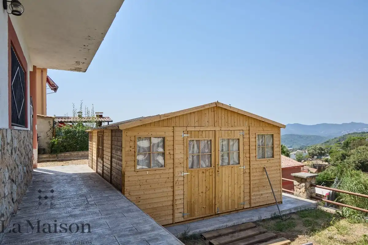 Vista exterior de Casa o chalet en venta en Dosrius con Calefacción, Jardín privado y Parquet