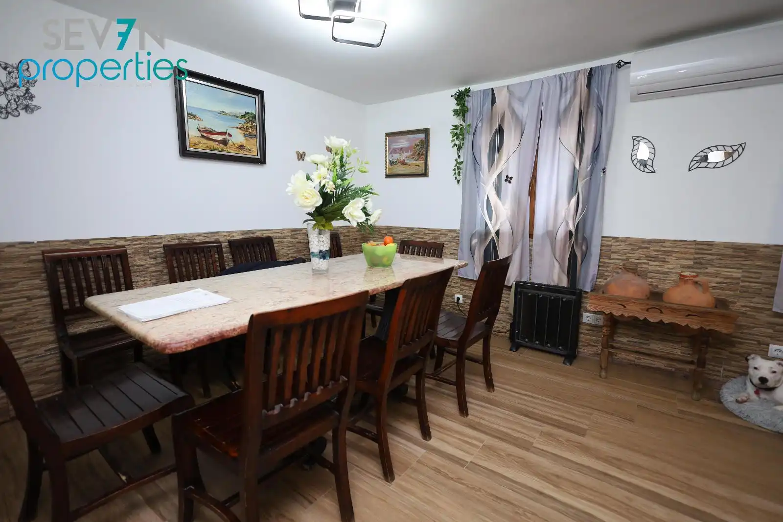 Dining room of Detached homes for sale in Méntrida  with Air Conditioner, Heating and Parquet flooring