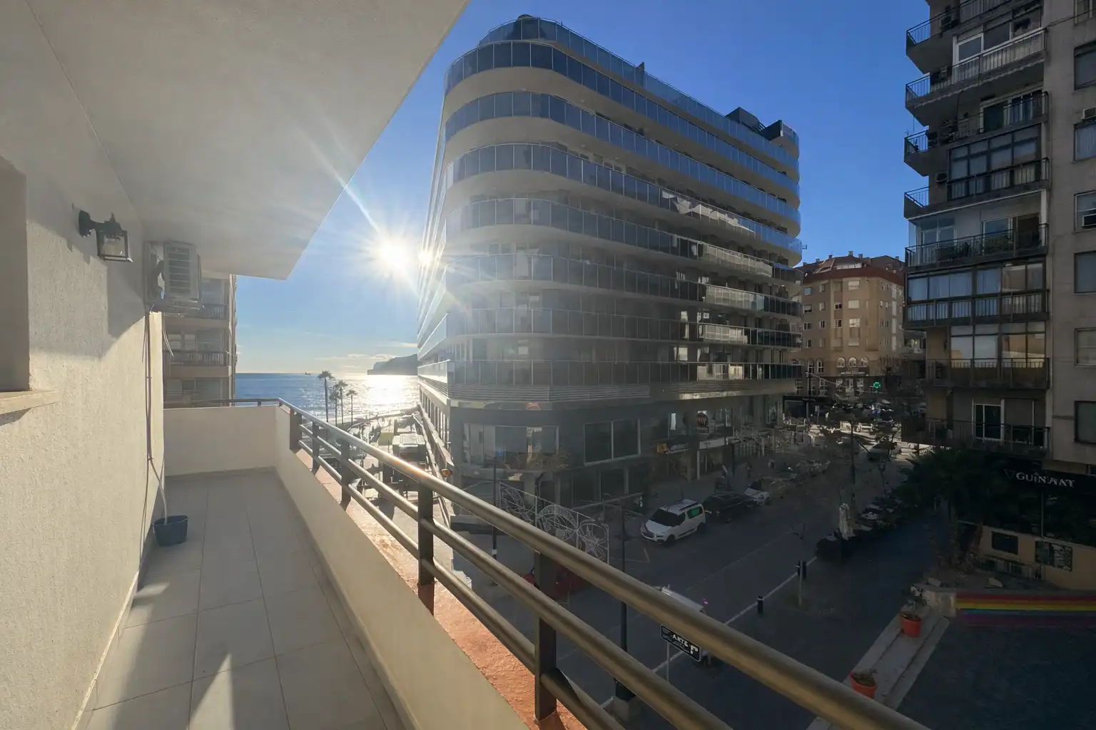 Vista exterior de Piso en venta en Calpe / Calp con Aire acondicionado y Amueblado