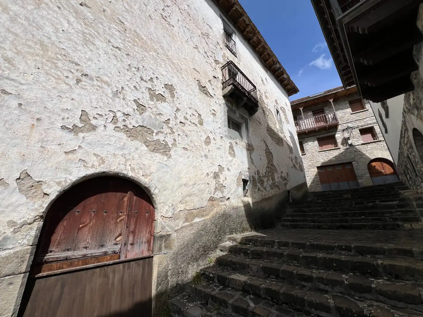 Vista exterior de Casa o chalet en venta en Ansó con Balcón