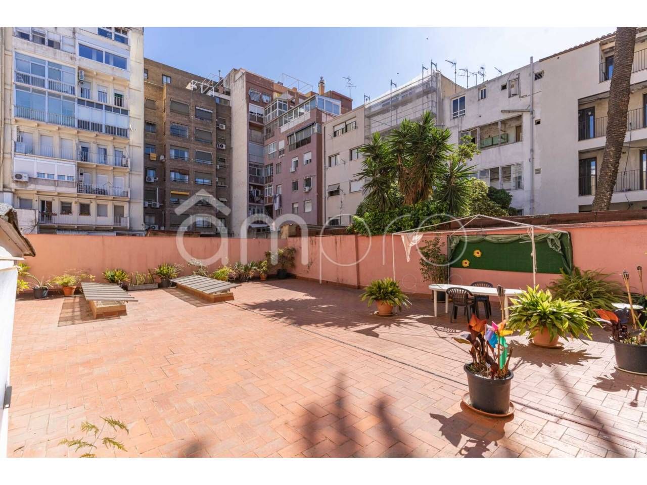 Terrace of Flat for sale in  Tarragona Capital  with Heating, Private garden and Parquet flooring