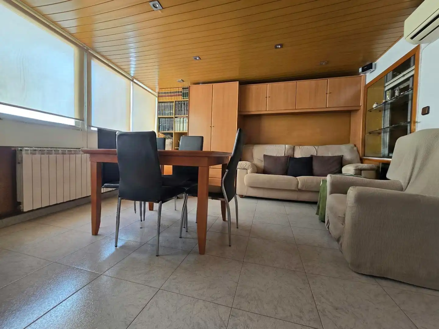 Sala d'estar de Àtic en venda en Barcelona amb Aire condicionat, Calefacció i Terrassa