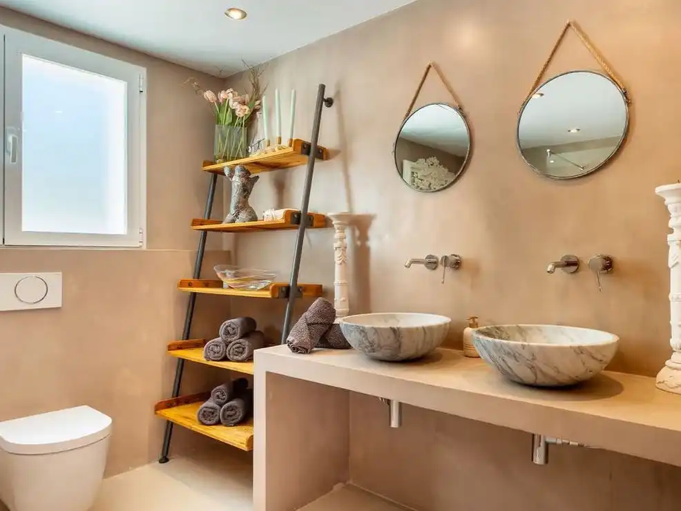 Baño de Casa o chalet de alquiler en Santa Eulària des Riu con Jardín privado, Parquet y Terraza
