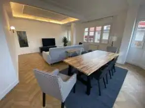 Comedor de Piso de alquiler en Gijón  con Calefacción, Parquet y Amueblado