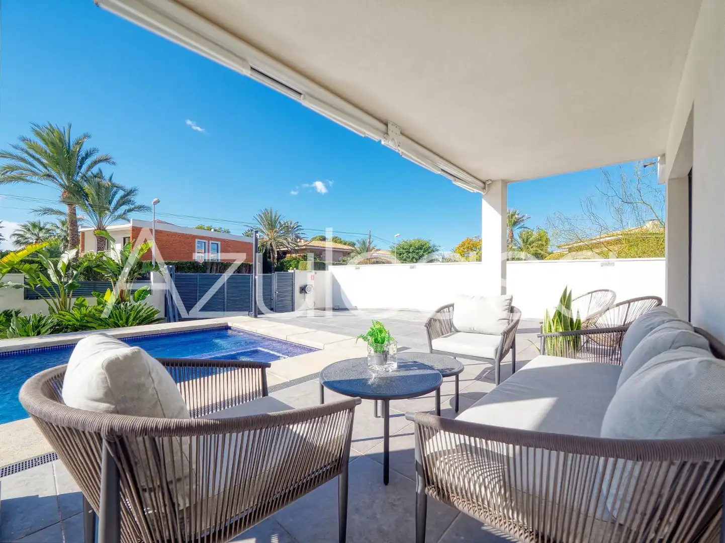 Terraza de Casa o chalet en venta en Sant Joan d'Alacant con Aire acondicionado, Terraza y Piscina