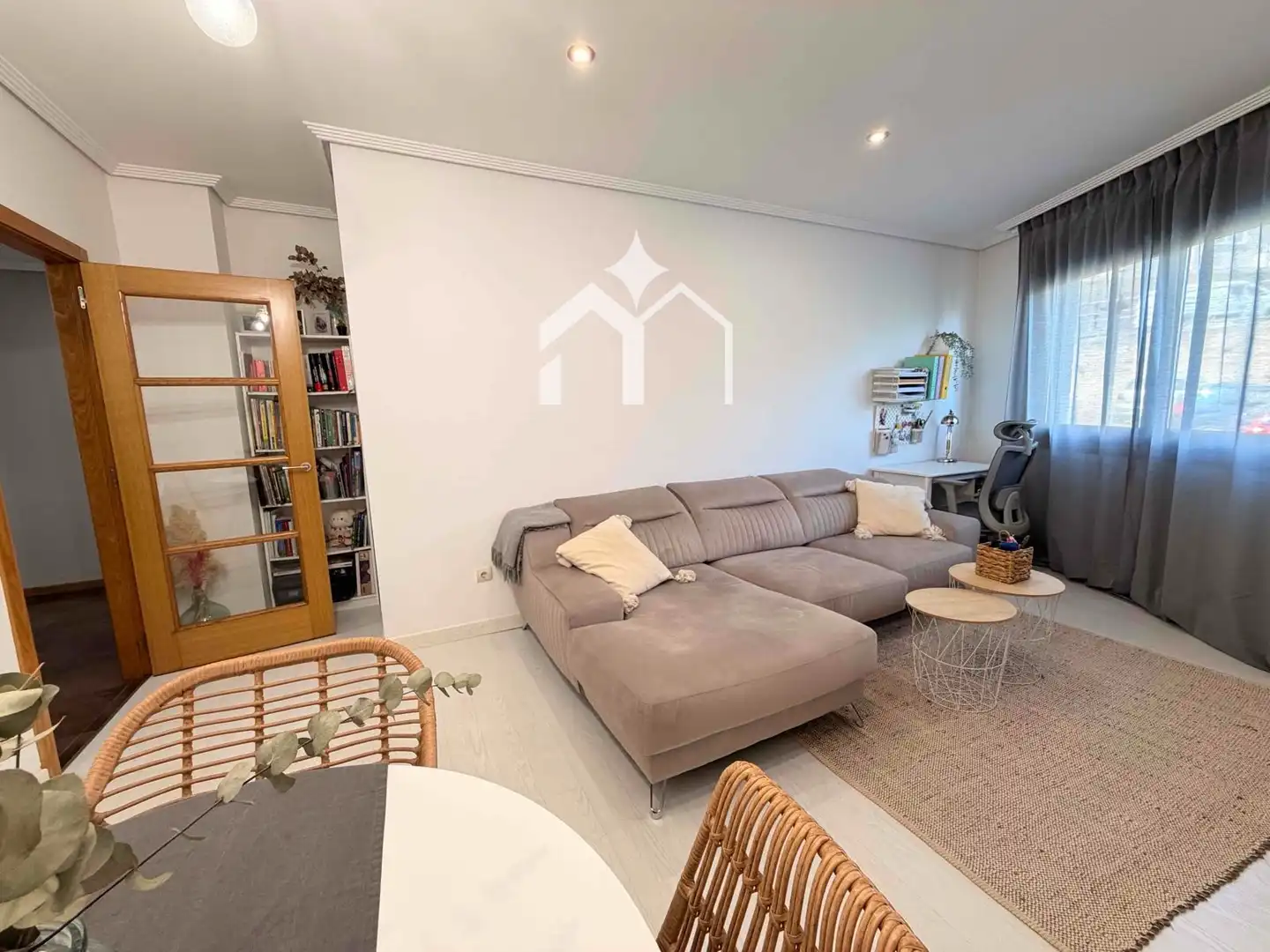 Sala de estar de Piso en venta en Moaña con Calefacción, Trastero y Piscina