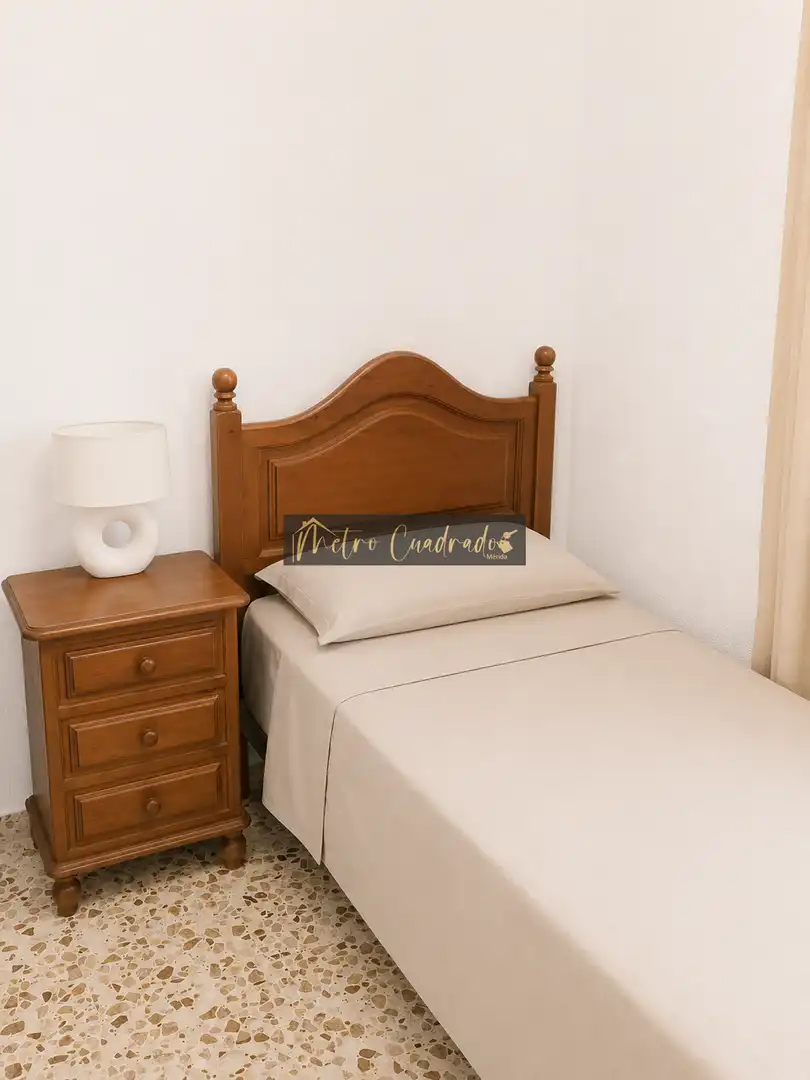 Bedroom of Flat for rent in Mérida  with Air Conditioner, Terrace and Furnished