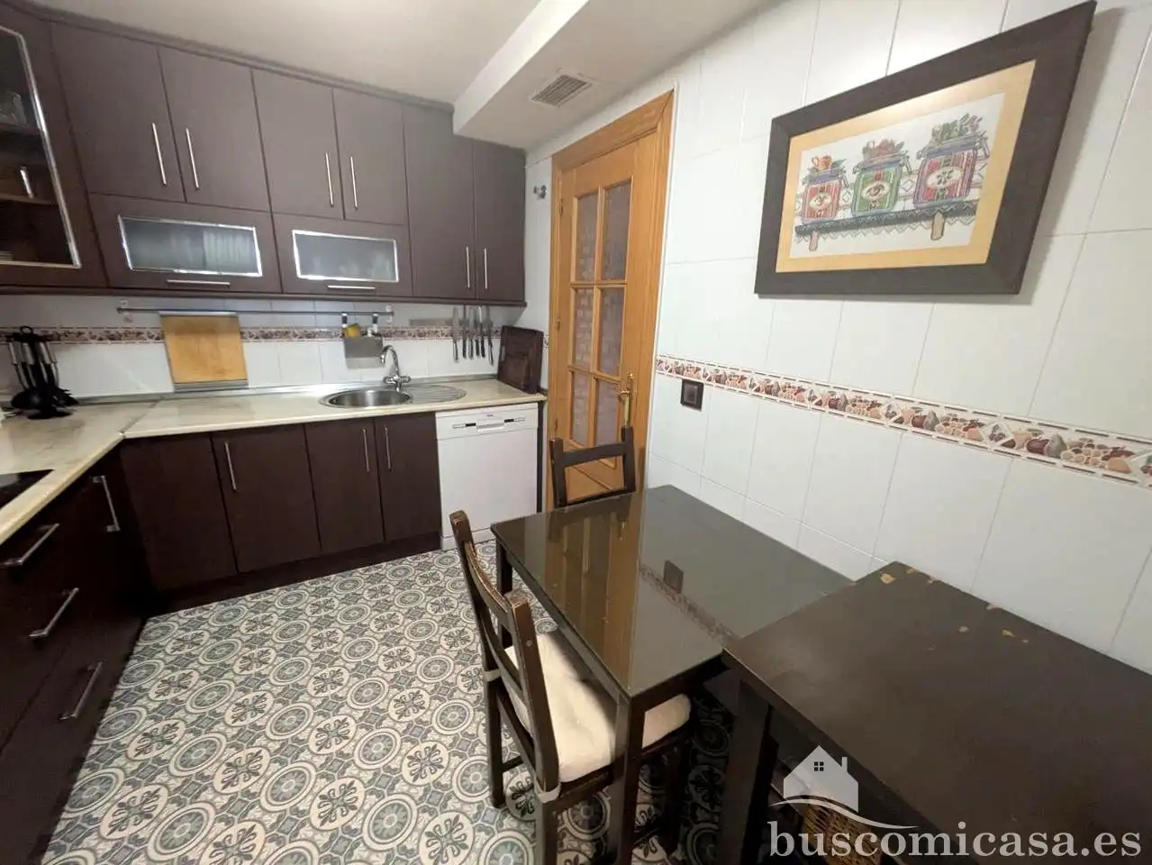 Kitchen of Flat for rent in Linares  with Air Conditioner and Furnished