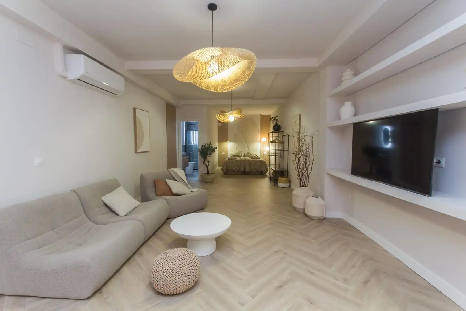 Living room of Apartments for sale in Málaga  with Air Conditioner and Furnished