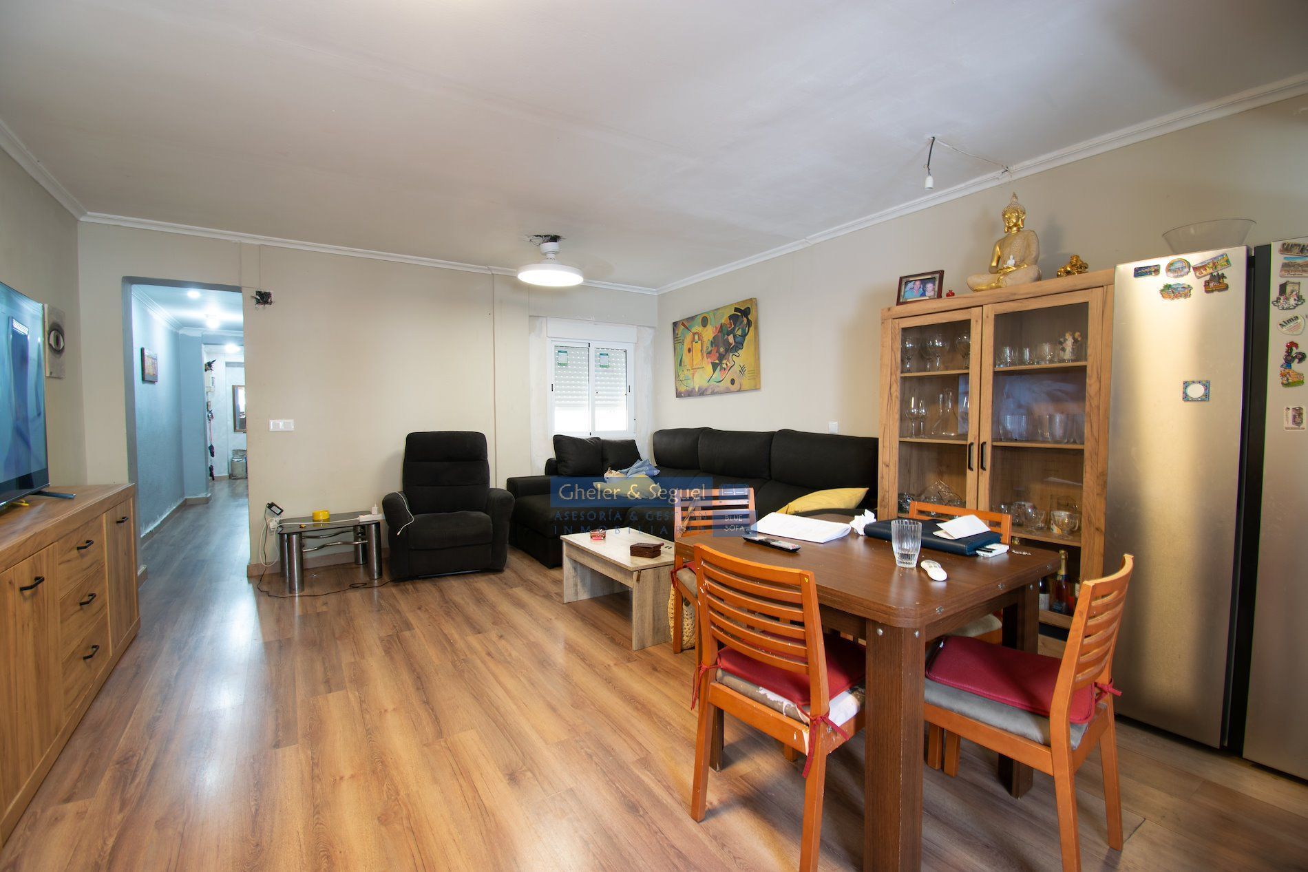 Sala de estar de Piso en venta en  Valencia Capital con Balcón