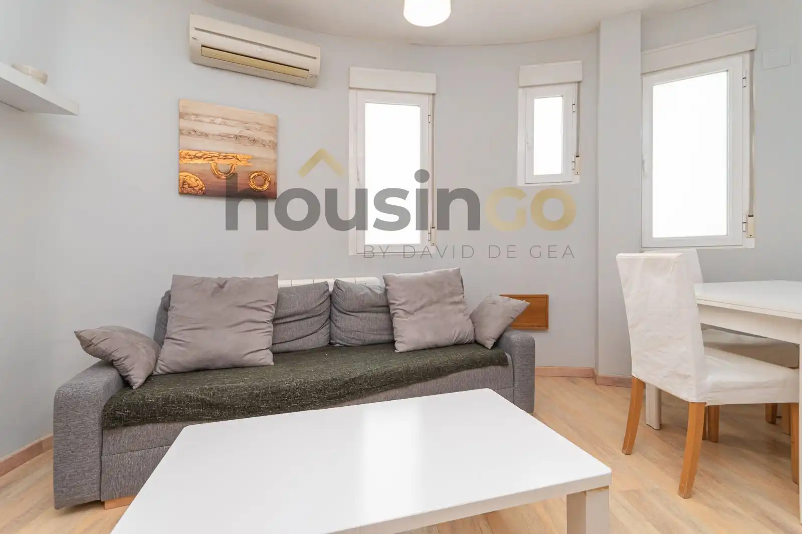 Wohnzimmer von Wohnungen zur Miete in Madrid mit Klimaanlage, Heizung und Möbliert