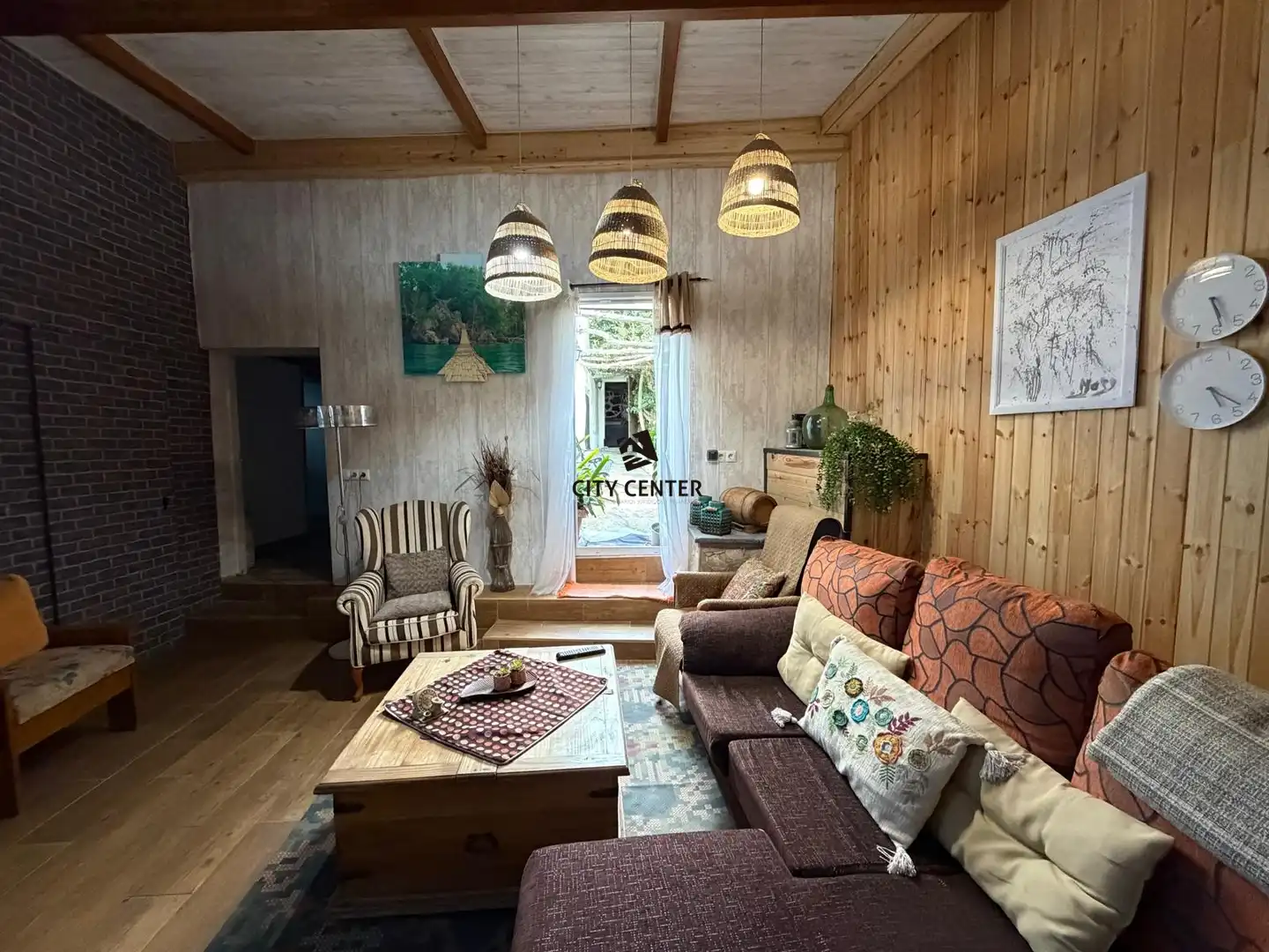 Sala d'estar de Finca rústica en venda en Icod de los Vinos amb Jardí privat, Terrassa i Traster