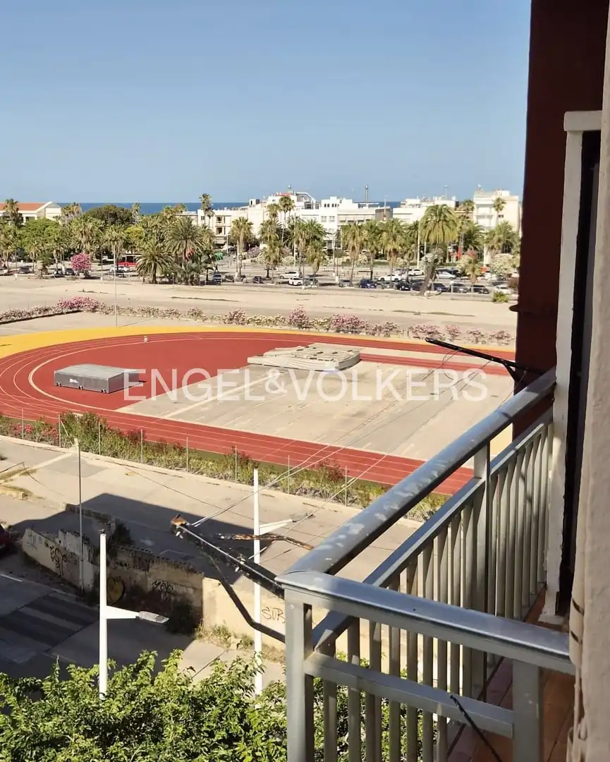 Terrasse von Wohnung zur Miete in Valencia mit Klimaanlage, Heizung und Parkett