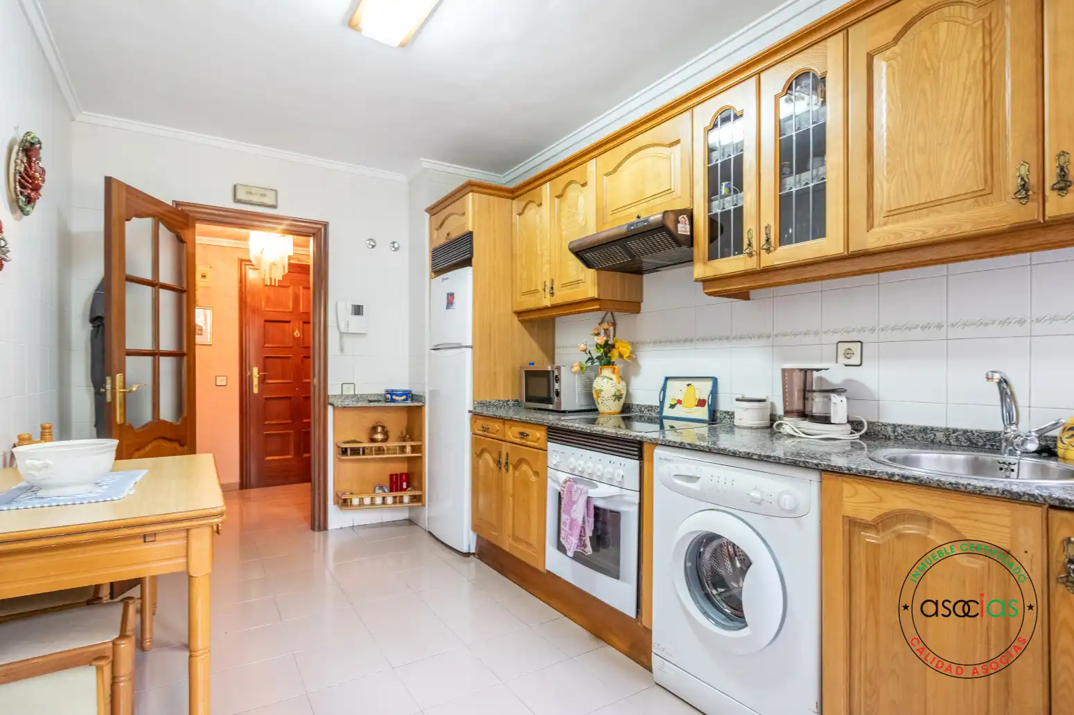 Kitchen of Flat for sale in Teverga  with Heating, Parquet flooring and Terrace
