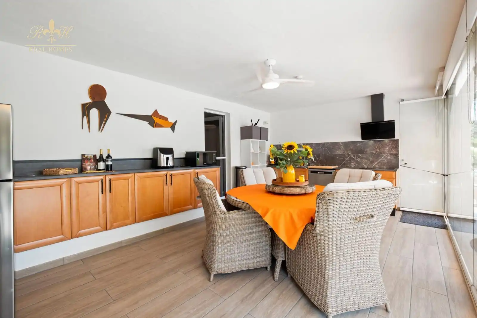 Cocina de Casa o chalet en venta en La Nucia con Aire acondicionado, Piscina y Amueblado