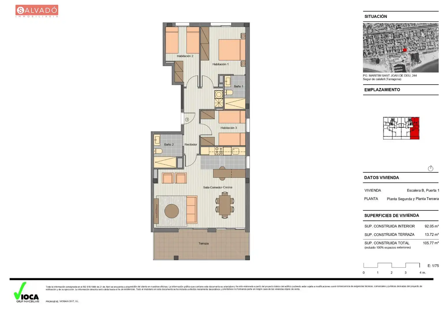 Flat for sale in Calafell  with Air Conditioner, Heating and Terrace