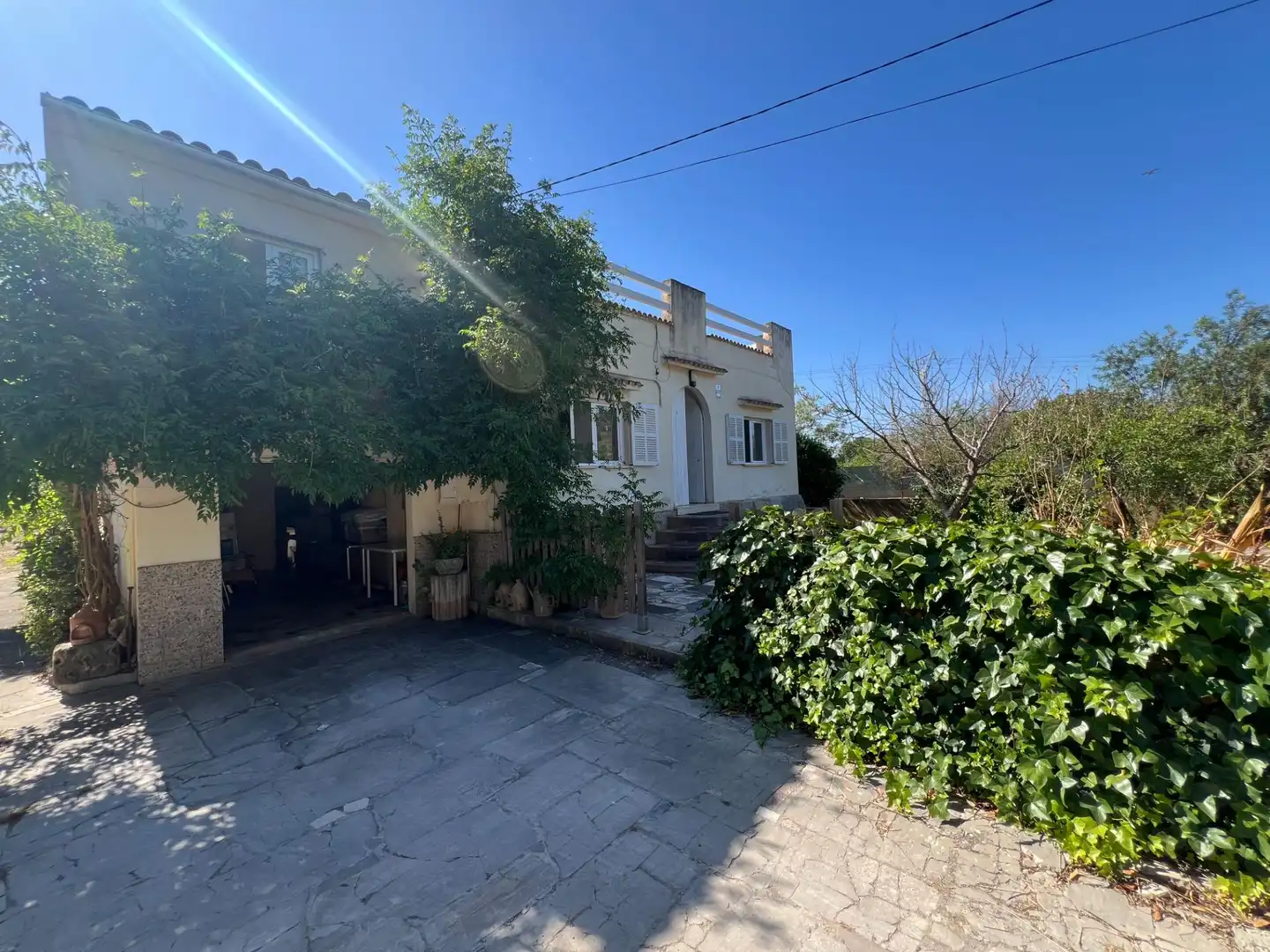 Vista exterior de Finca rústica en venta en Inca con Aire acondicionado, Jardín privado y Terraza