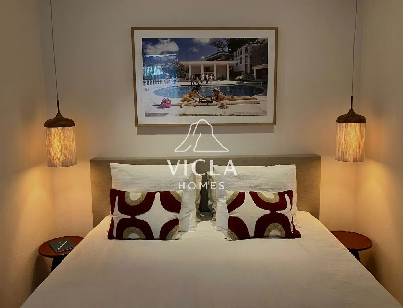 Schlafzimmer von Wohnung zur Miete in Santa Eulària des Riu mit Klimaanlage, Heizung und Terrasse