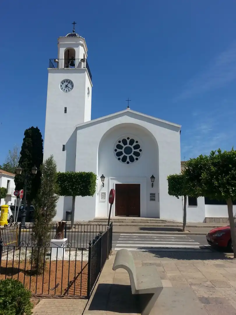 Vista exterior de Casa o xalet en venda en San Antonio de Benagéber