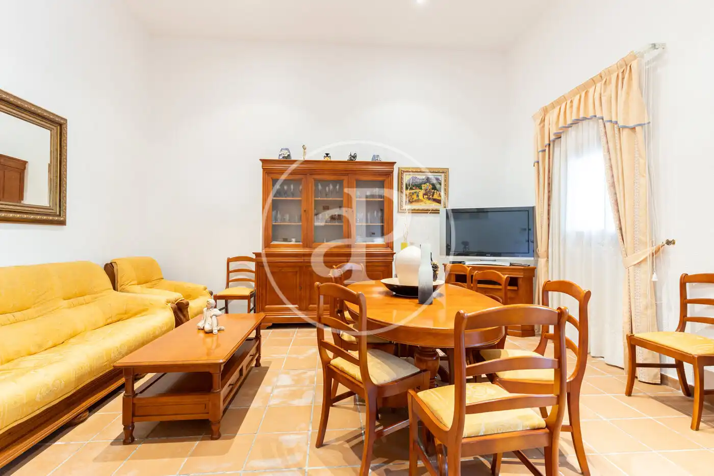 Sala d'estar de Casa o xalet en venda en Castellar del Vallès amb Aire condicionat, Calefacció i Jardí privat