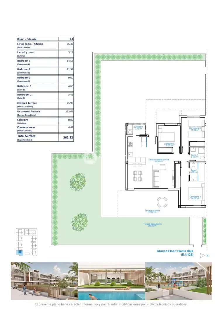 Apartamento en venta en Pilar de la Horadada con Aire acondicionado, Calefacción y Jardín privado