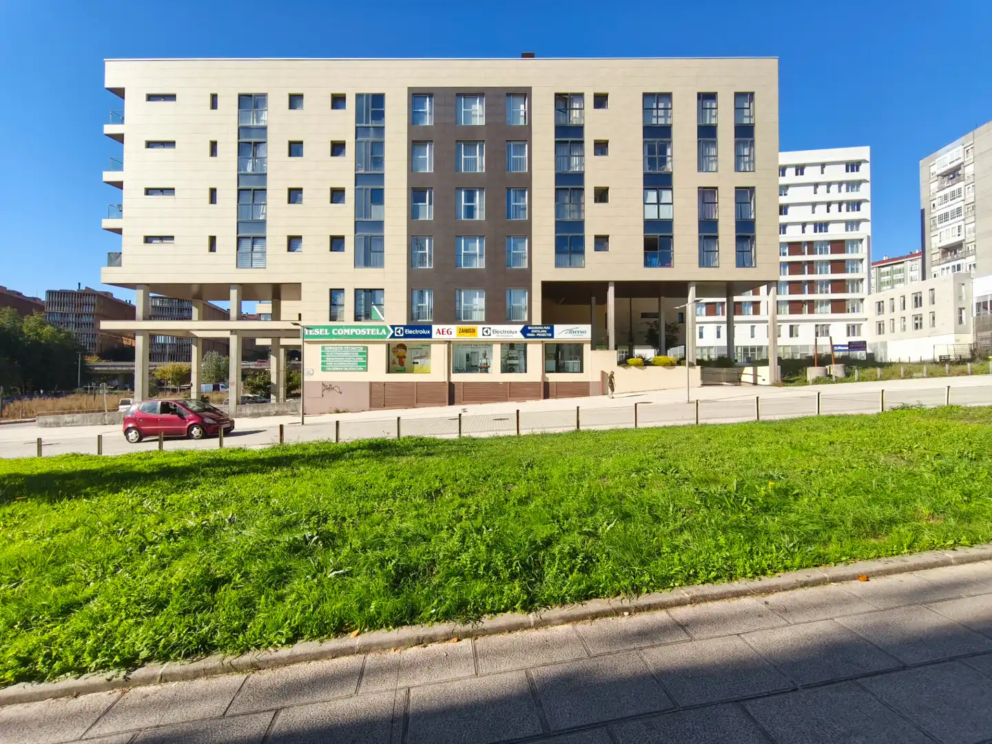 Vista exterior de Apartament en venda en Conxo