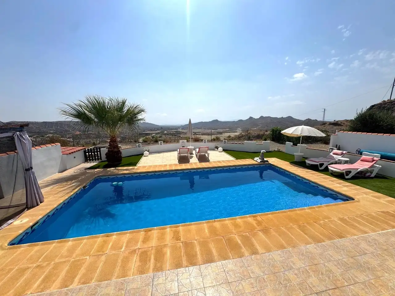 Piscina de Casa o xalet en venda en Huércal-Overa amb Aire condicionat, Terrassa i Piscina