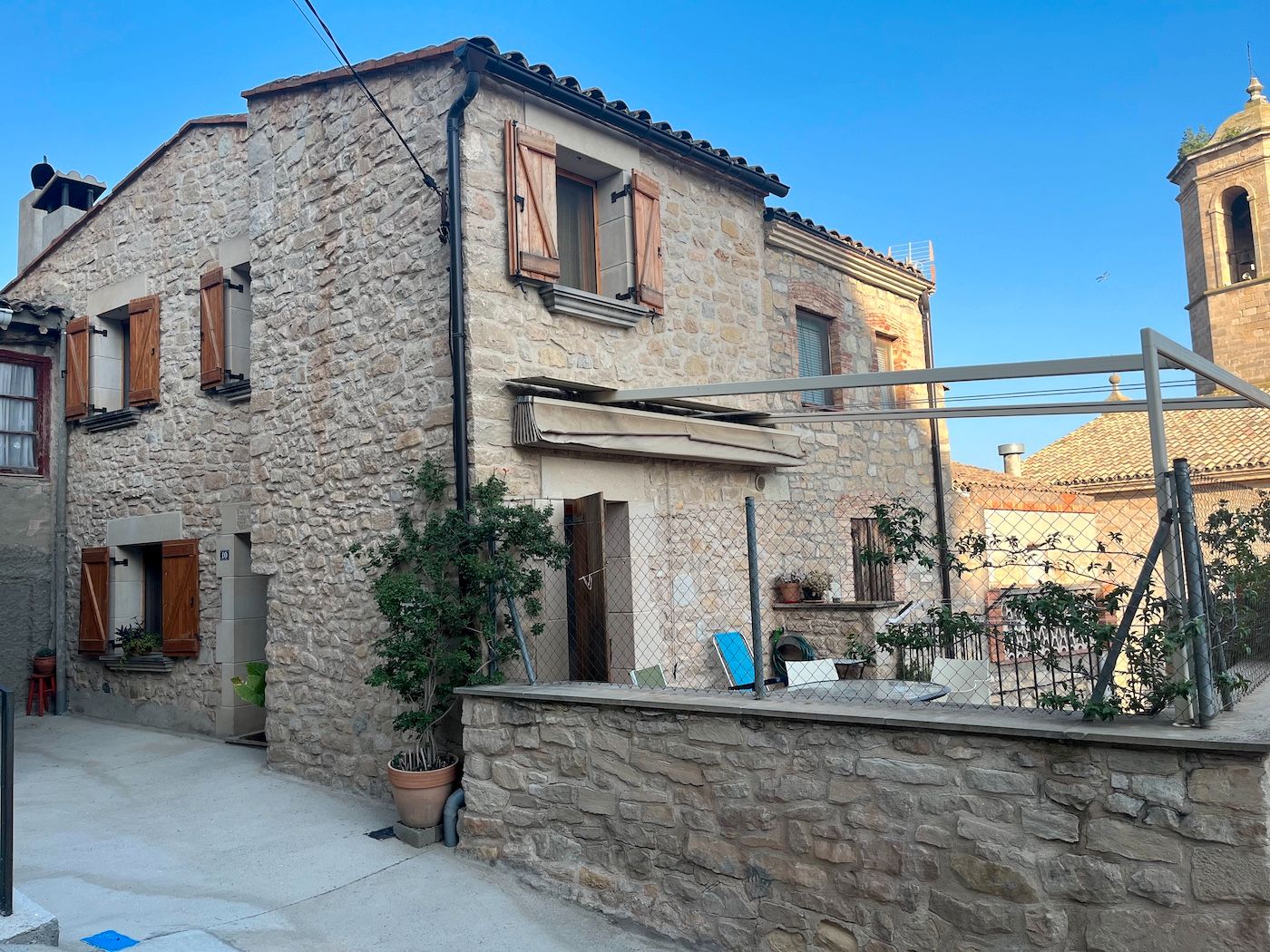 Vista exterior de Finca rústica en venda en Els Omells de na Gaia amb Moblat