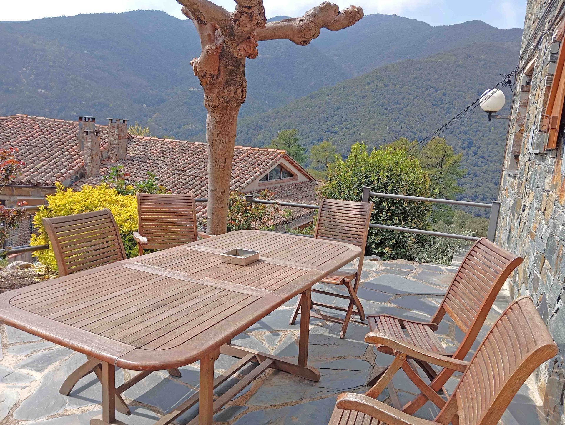 Terrace of Single-family semi-detached for sale in Montseny  with Heating, Parquet flooring and Terrace