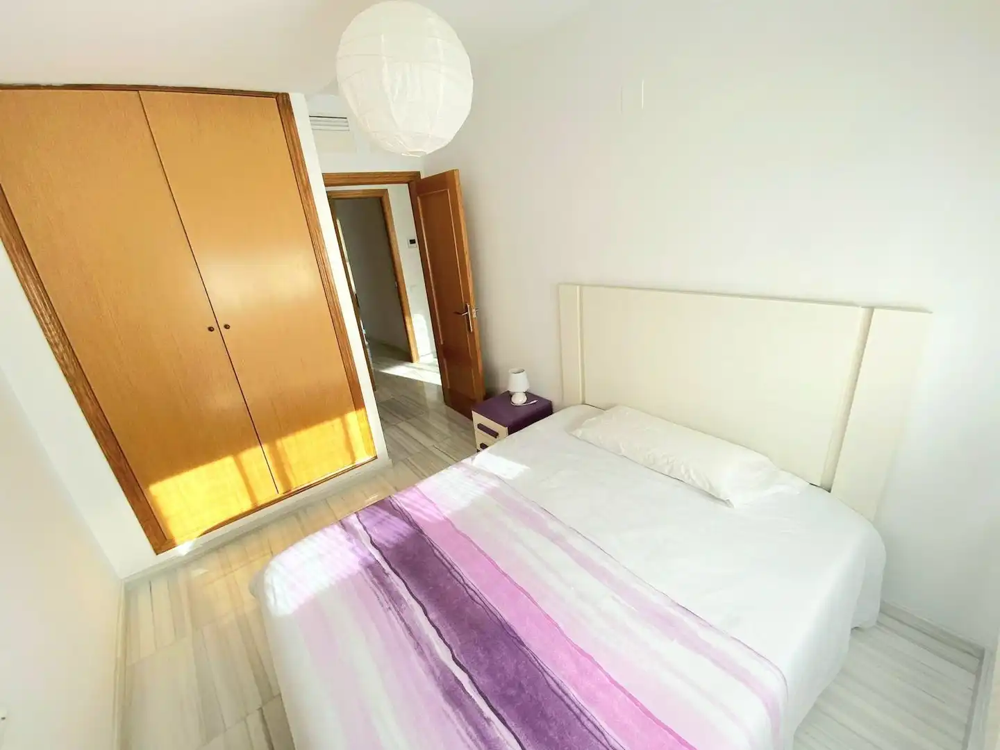 Schlafzimmer von Wohnung zur Miete in Jávea / Xàbia mit Klimaanlage, Heizung und Terrasse
