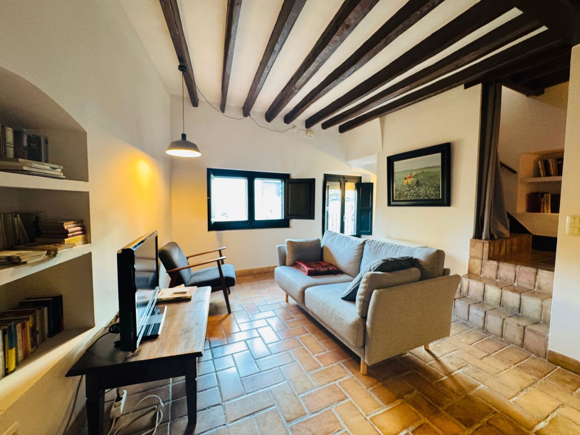 Sala d'estar de Finca rústica en venda en Terrades amb Aire condicionat, Calefacció i Terrassa