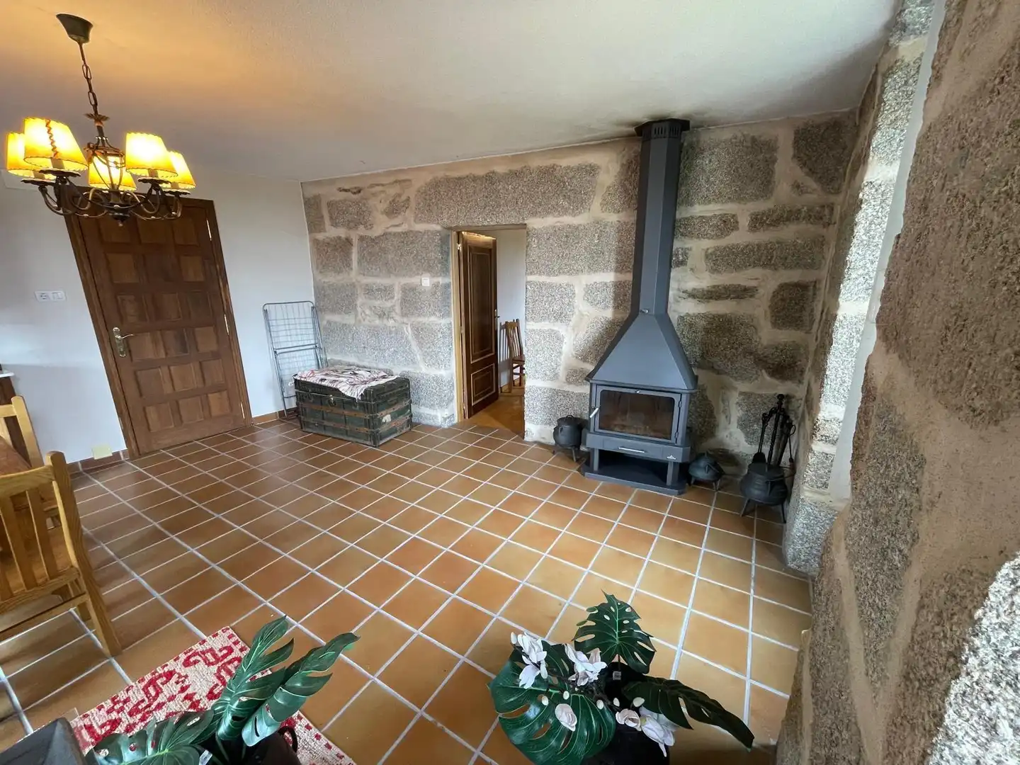 Living room of Houses for sale in Cortegada  with Private garden, Terrace and Balcony