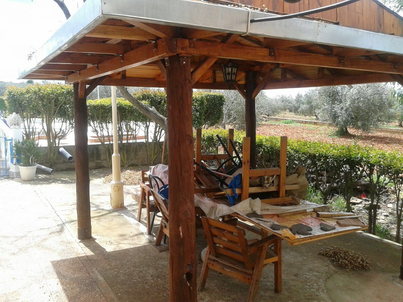 Terrassa de Casa o xalet en venda en Alange amb Jardí privat i Piscina