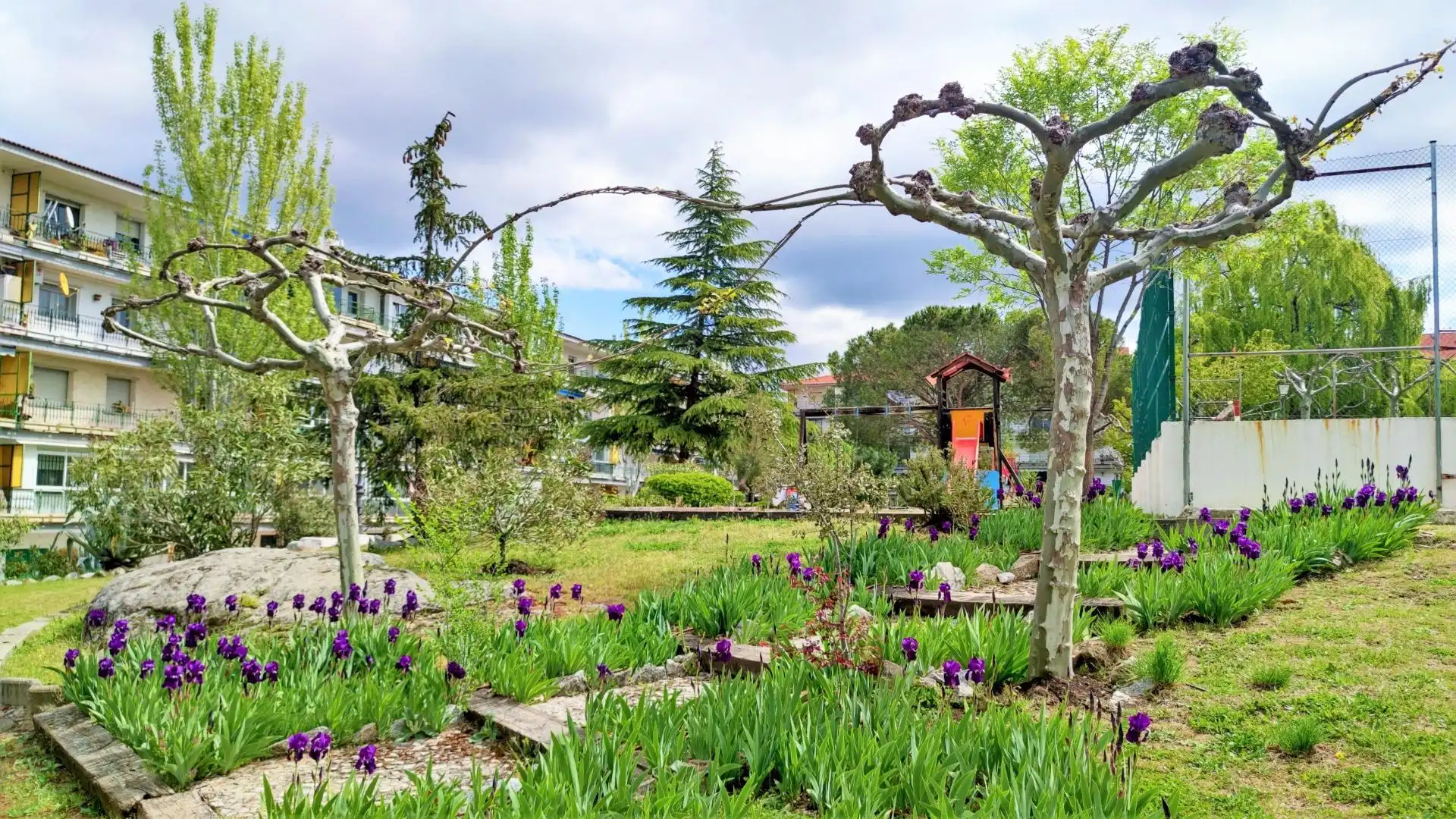 Jardí de Pis en venda en Collado Villalba amb Calefacció, Terrassa i Piscina