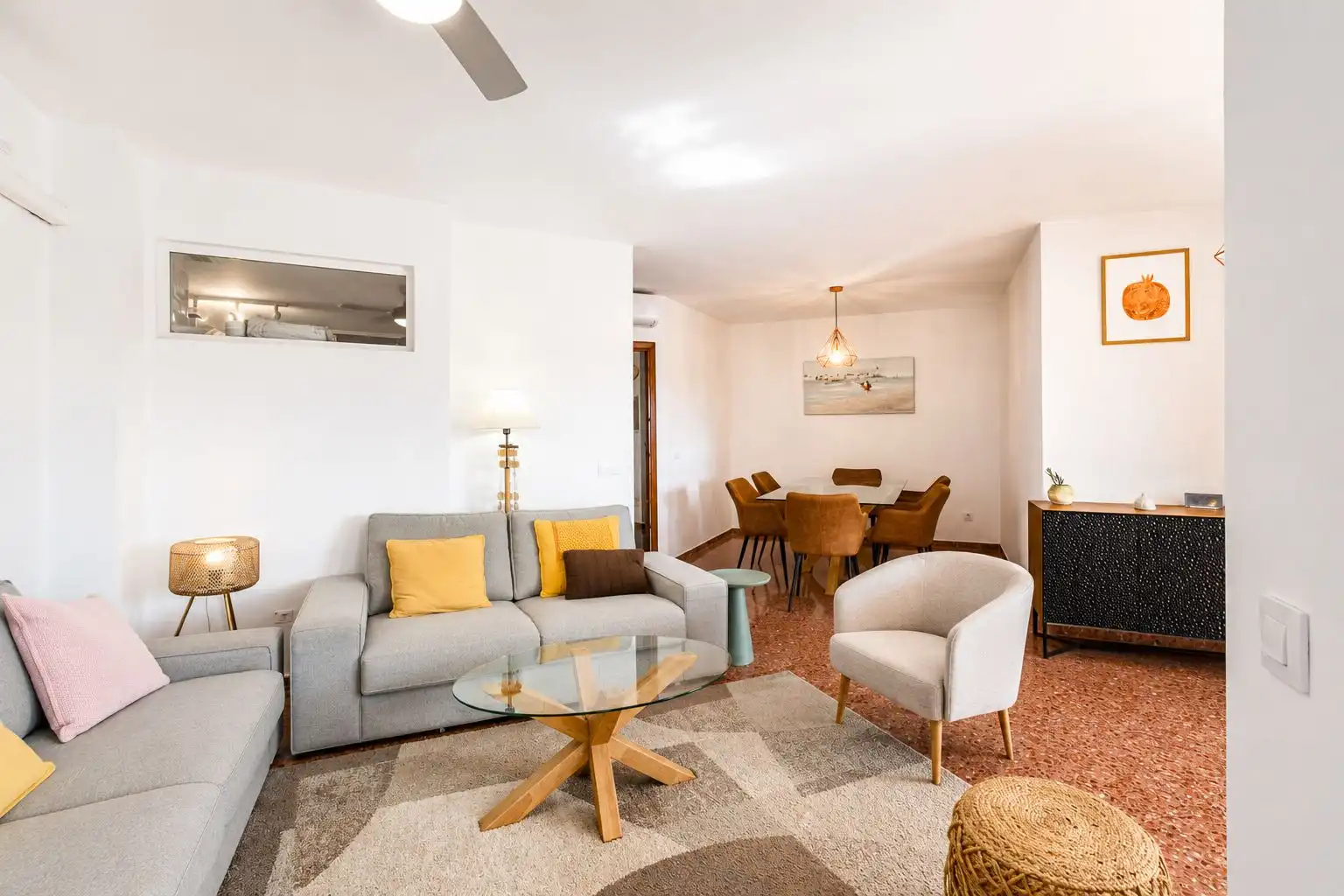 Living room of Apartments for sale in Jávea / Xàbia  with Air Conditioner, Furnished and Balcony