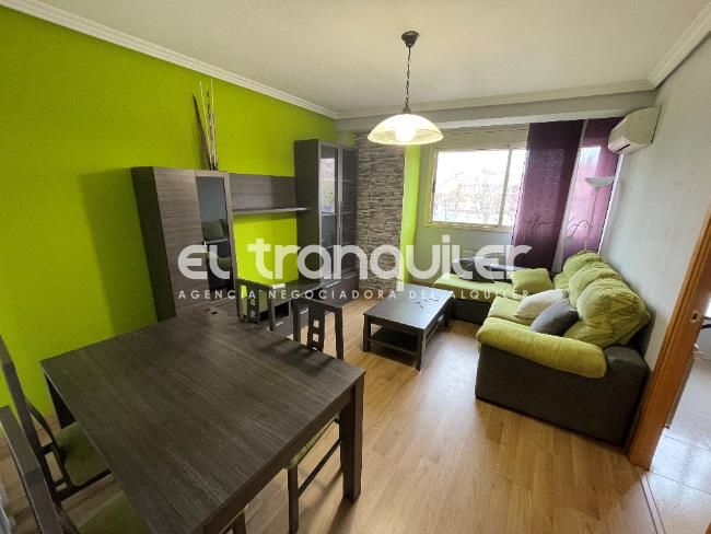 Living room of Flat for rent in Alcobendas  with Air Conditioner, Storage room and Furnished