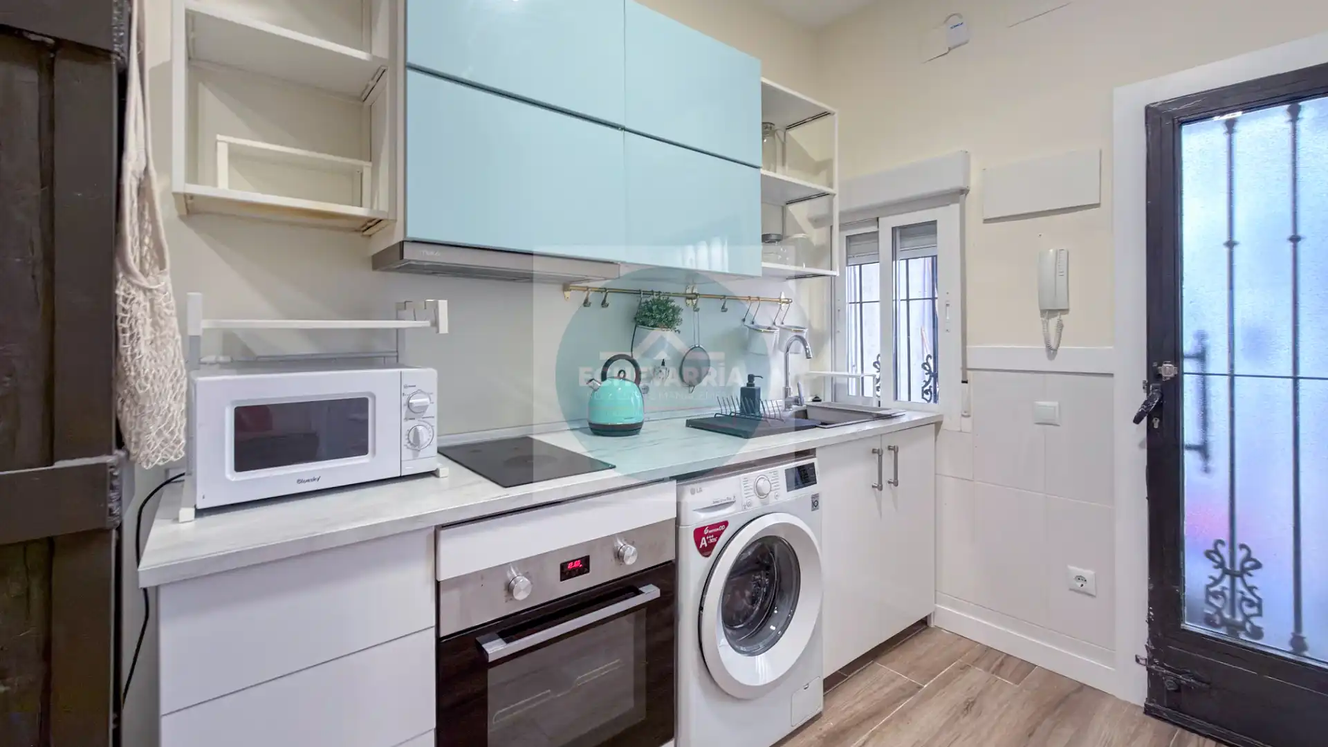 Kitchen of Study for rent in Madrid  with Air Conditioner, Heating and Furnished