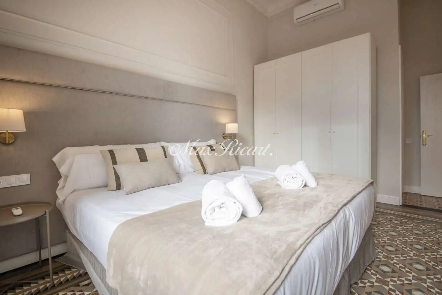 Schlafzimmer von Wohnung zur Miete in Barcelona mit Klimaanlage, Heizung und Abstellraum