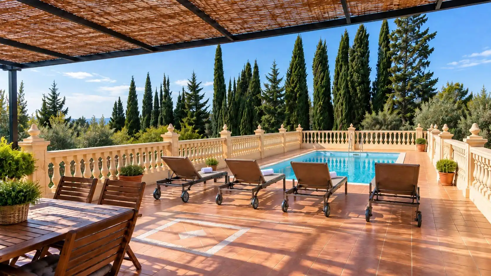 Adossat amb piscina de lloguer a Binissalem