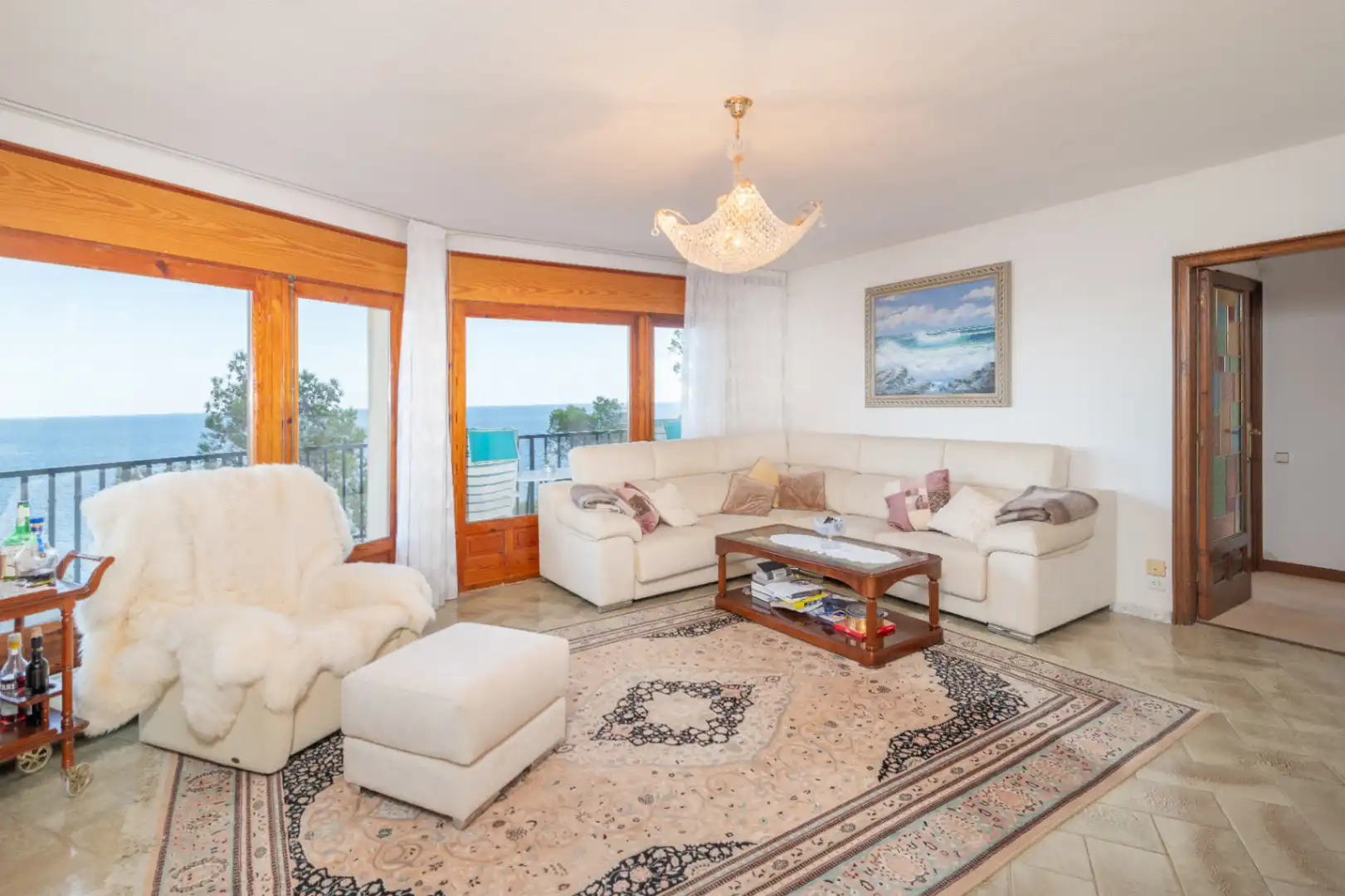 Sala de estar de Casa o chalet en venta en Palafrugell con Aire acondicionado, Calefacción y Jardín privado