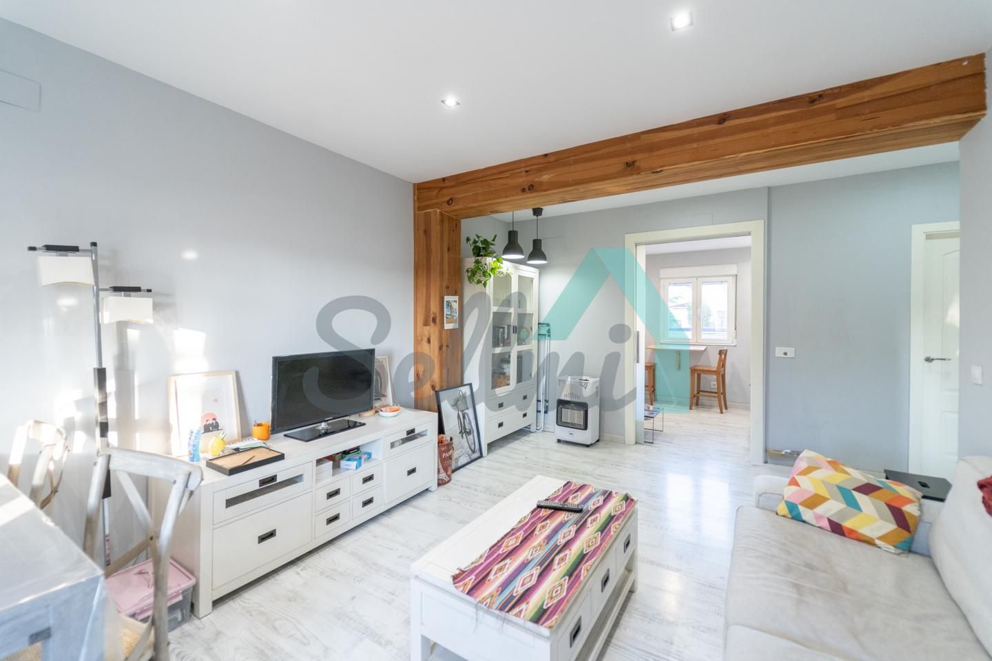 Sala de estar de Piso en venta en Avilés