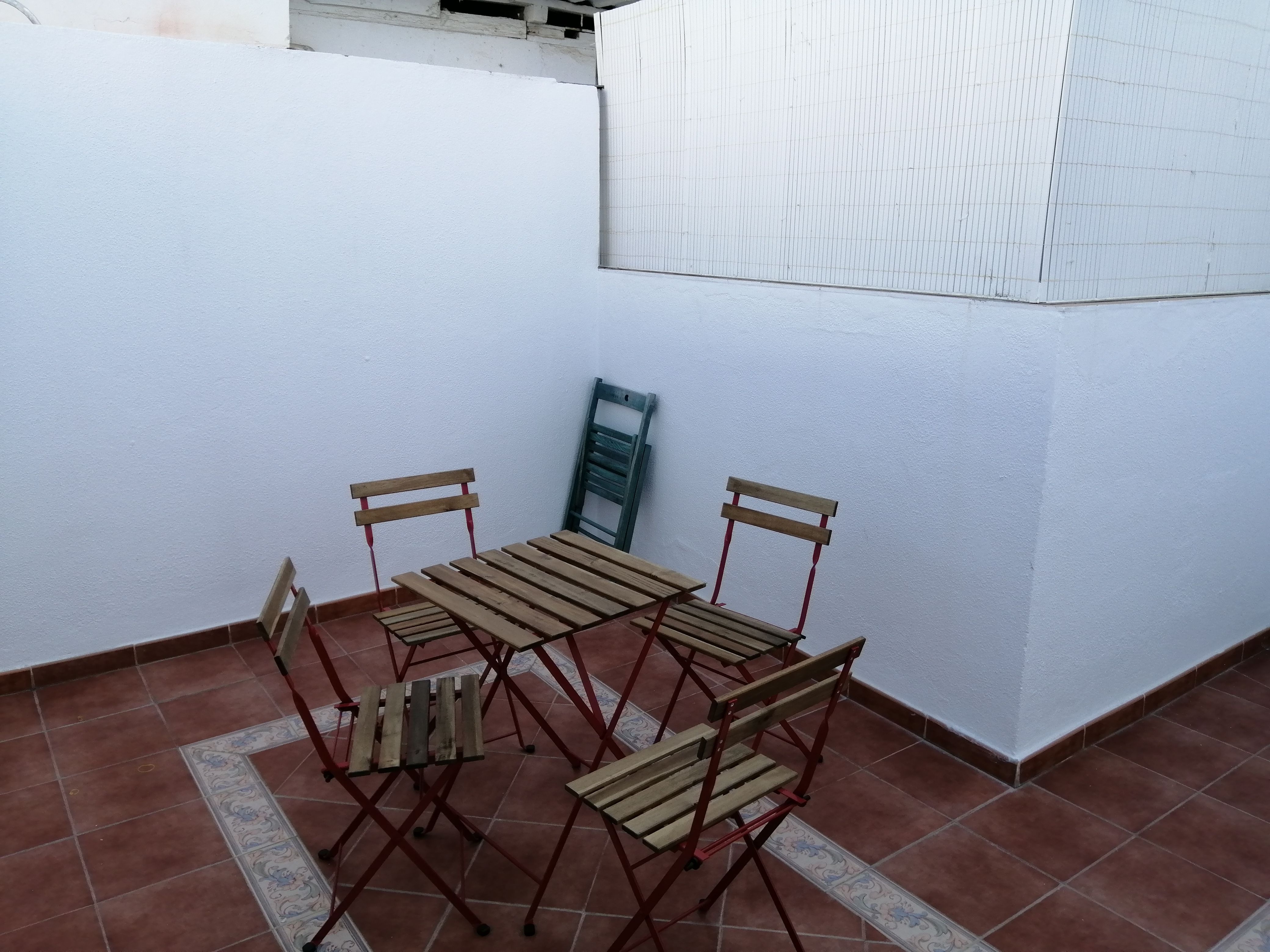 Terrace of Attic to rent in  Cádiz Capital  with Air Conditioner, Terrace and Furnished