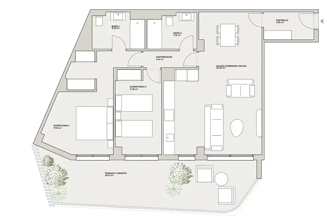 Apartamento con jardín en venta en La Carihuela - Los Nidos, imagen 12